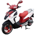 Erwachsenen Gas Motorroller 150cc rot 