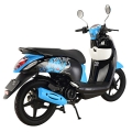 China am besten 125er Moped Roller blau 