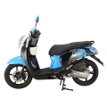 China am besten 125er Moped Roller blau 